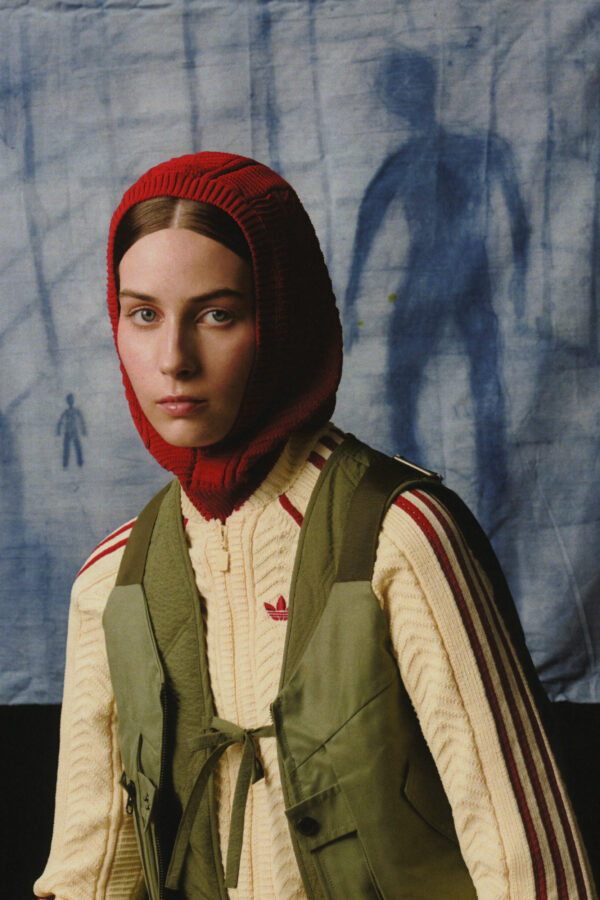 Model Zuzanna Wudarska for PRM x Adidas originals