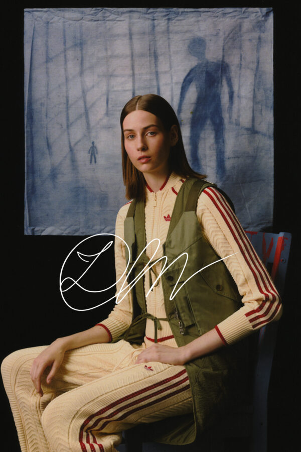 Model Zuzanna Wudarska for PRM x Adidas originals